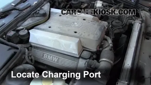 1995 BMW 540i 4.0L V8 Air Conditioner Recharge Freon